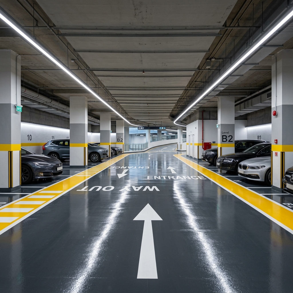 Car park multi-deck flooring